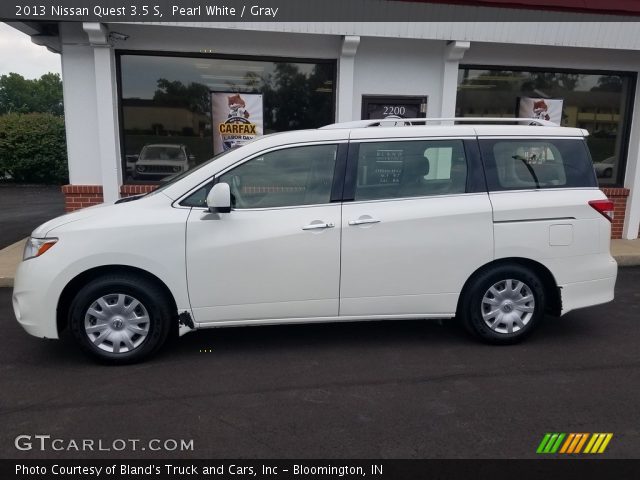 2013 Nissan Quest 3.5 S in Pearl White