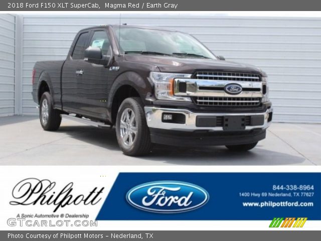 2018 Ford F150 XLT SuperCab in Magma Red