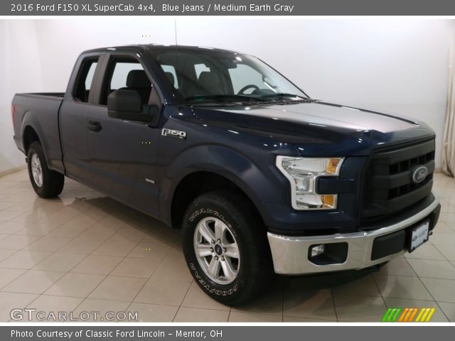 2016 Ford F150 XL SuperCab 4x4 in Blue Jeans
