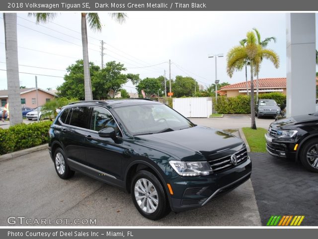 2018 Volkswagen Tiguan SE in Dark Moss Green Metallic