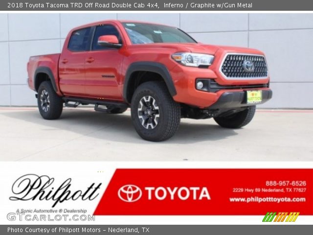 2018 Toyota Tacoma TRD Off Road Double Cab 4x4 in Inferno