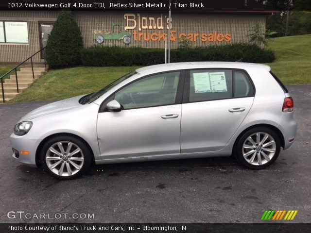 2012 Volkswagen Golf 4 Door TDI in Reflex Silver Metallic