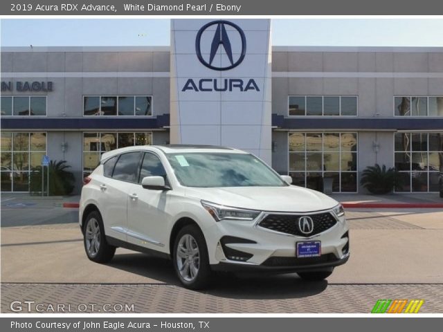 2019 Acura RDX Advance in White Diamond Pearl