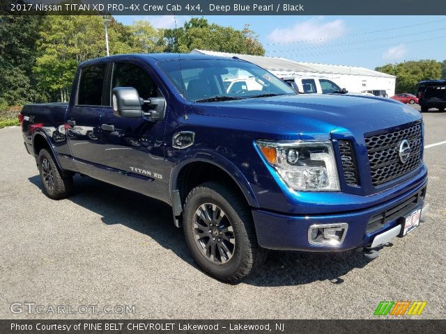 2017 Nissan TITAN XD PRO-4X Crew Cab 4x4 in Deep Blue Pearl
