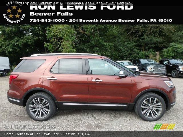 2018 Ford Explorer Platinum 4WD in Cinnamon Glaze