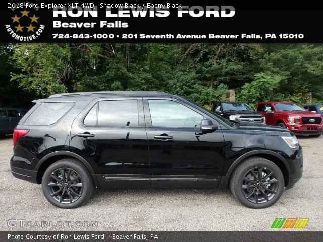 2018 Ford Explorer XLT 4WD in Shadow Black