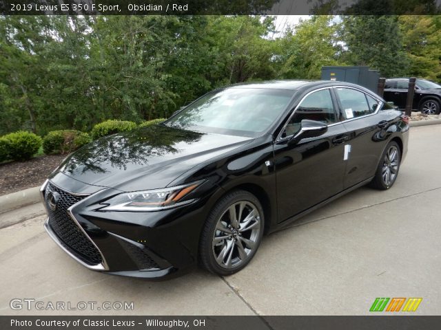 Obsidian 2019 Lexus Es 350 F Sport Red Interior