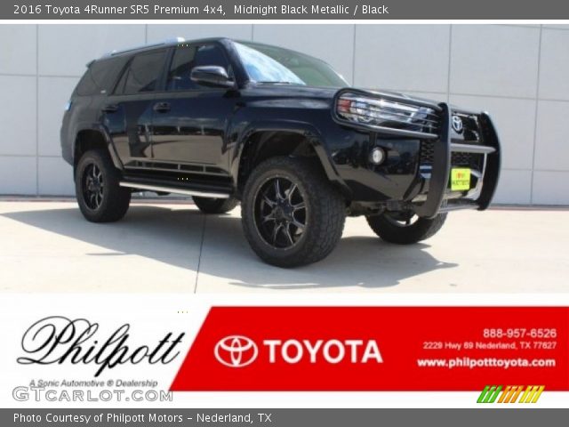 2016 Toyota 4Runner SR5 Premium 4x4 in Midnight Black Metallic