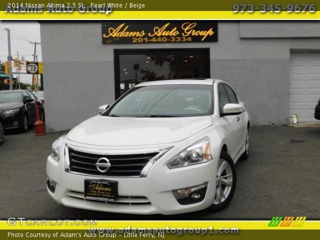2014 Nissan Altima 2.5 SL in Pearl White