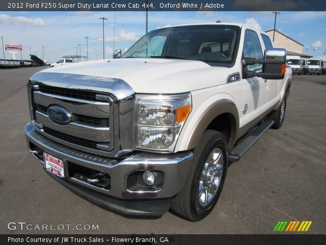 2012 Ford F250 Super Duty Lariat Crew Cab 4x4 in Oxford White