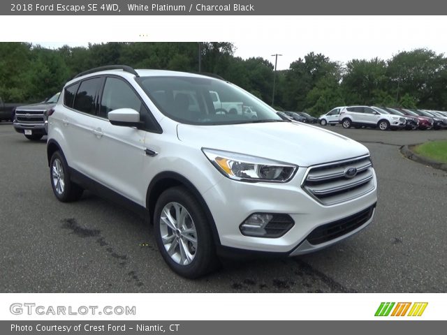 2018 Ford Escape SE 4WD in White Platinum