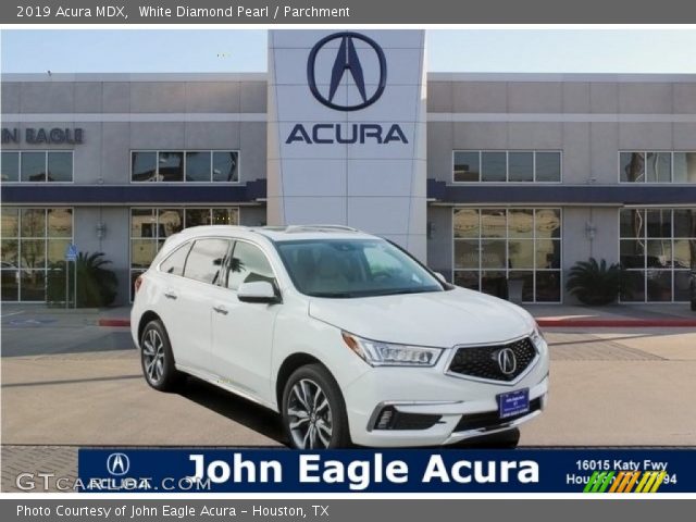 2019 Acura MDX  in White Diamond Pearl