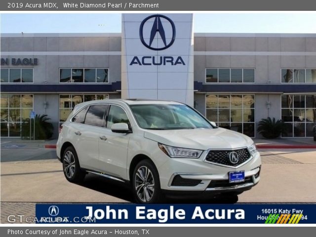 2019 Acura MDX  in White Diamond Pearl