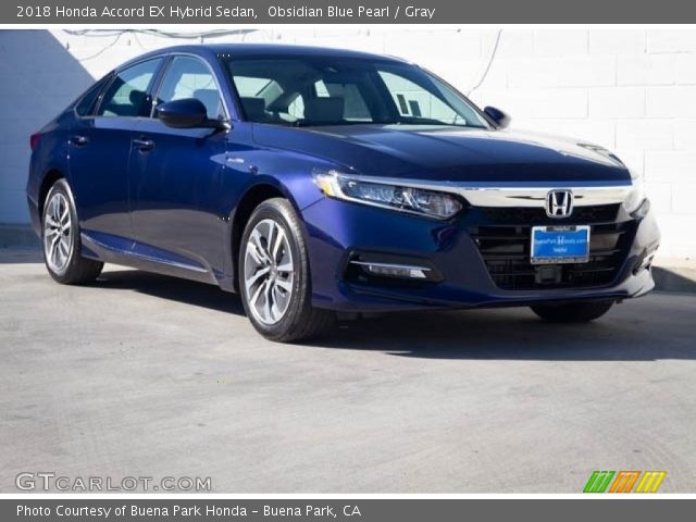 2018 Honda Accord EX Hybrid Sedan in Obsidian Blue Pearl