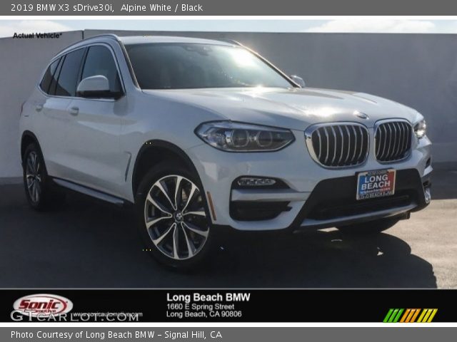 2019 BMW X3 sDrive30i in Alpine White