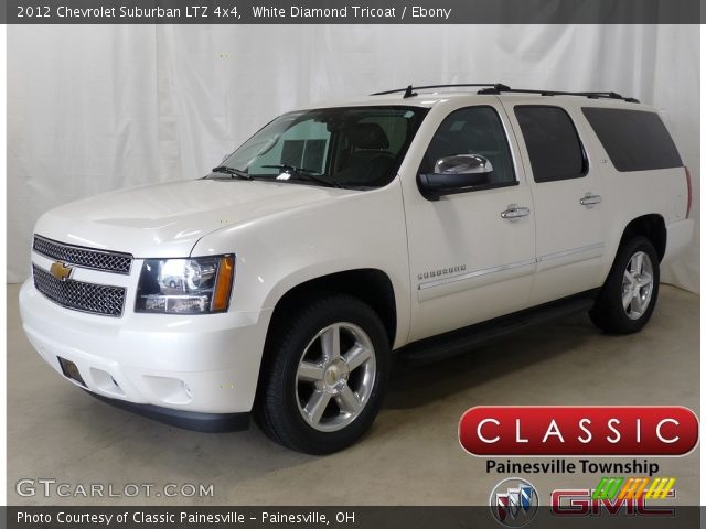 2012 Chevrolet Suburban LTZ 4x4 in White Diamond Tricoat