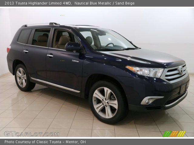 2013 Toyota Highlander Limited 4WD in Nautical Blue Metallic