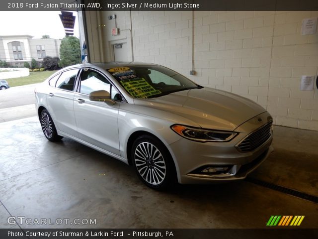 2018 Ford Fusion Titanium AWD in Ingot Silver