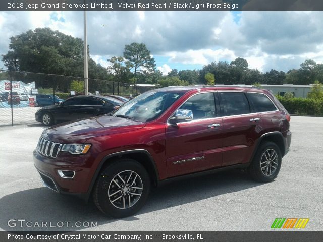 2018 Jeep Grand Cherokee Limited in Velvet Red Pearl