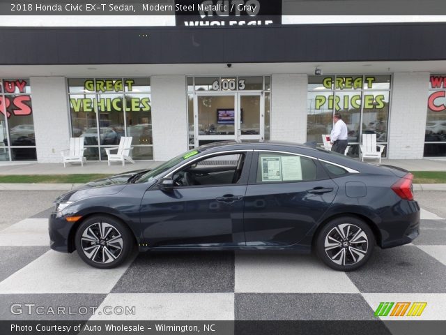 2018 Honda Civic EX-T Sedan in Modern Steel Metallic