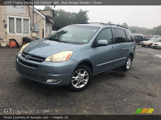 2005 Toyota Sienna XLE Limited AWD in Blue Mirage Metallic