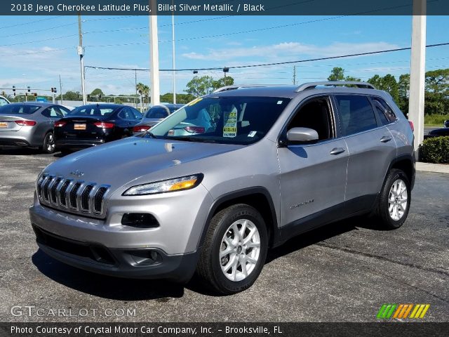 2018 Jeep Cherokee Latitude Plus in Billet Silver Metallic