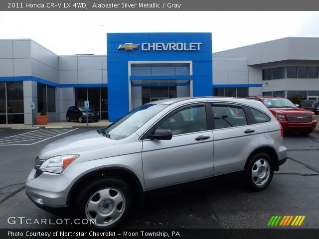 2011 Honda CR-V LX 4WD in Alabaster Silver Metallic