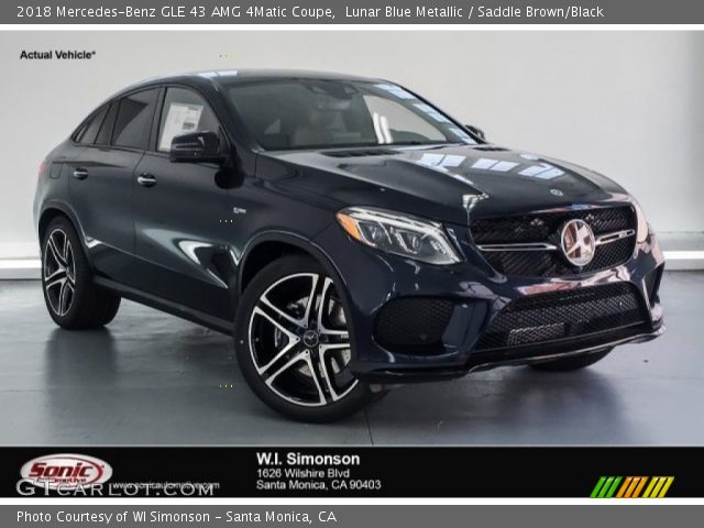 2018 Mercedes-Benz GLE 43 AMG 4Matic Coupe in Lunar Blue Metallic