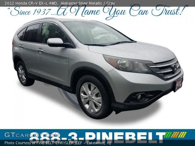 2012 Honda CR-V EX-L 4WD in Alabaster Silver Metallic