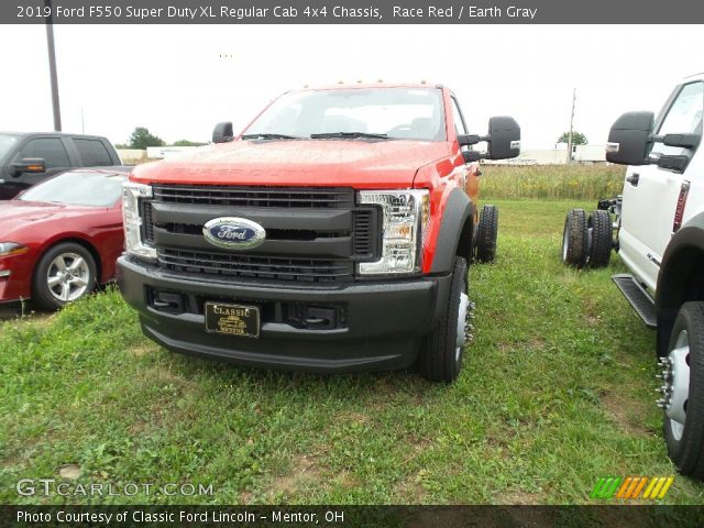 2019 Ford F550 Super Duty XL Regular Cab 4x4 Chassis in Race Red