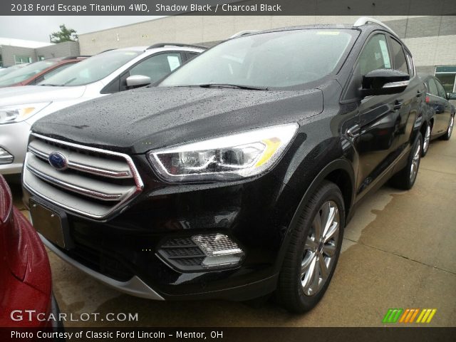 2018 Ford Escape Titanium 4WD in Shadow Black