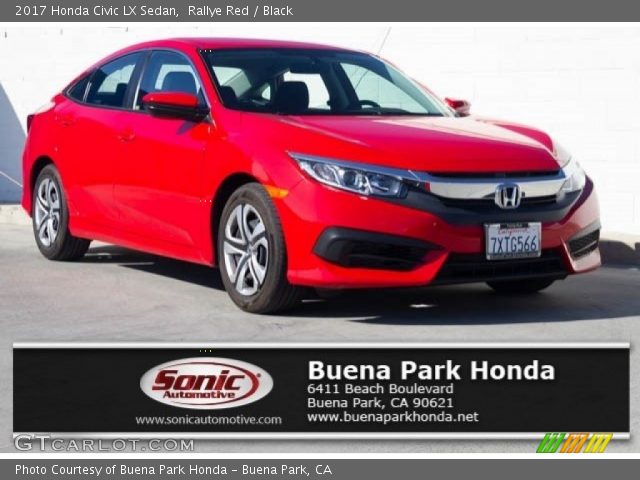 2017 Honda Civic LX Sedan in Rallye Red