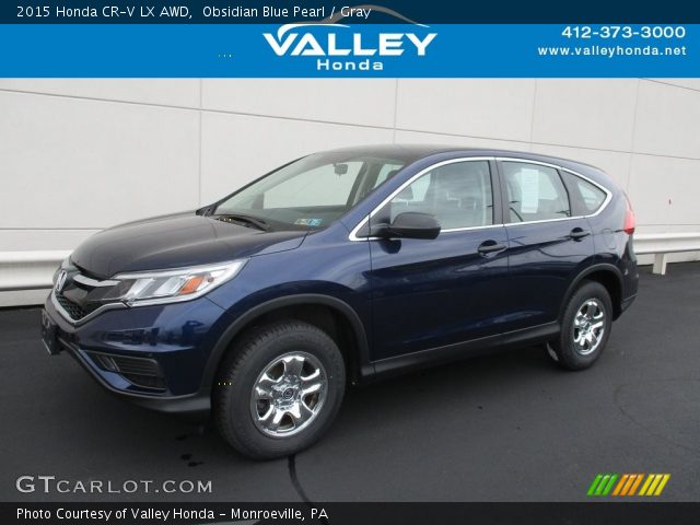 2015 Honda CR-V LX AWD in Obsidian Blue Pearl