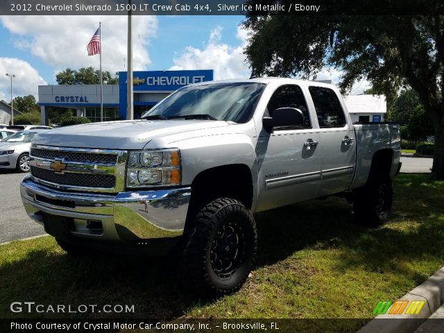 2012 Chevrolet Silverado 1500 LT Crew Cab 4x4 in Silver Ice Metallic