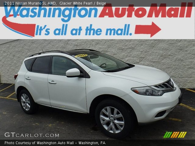 2011 Nissan Murano SL AWD in Glacier White Pearl