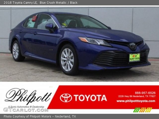 2018 Toyota Camry LE in Blue Crush Metallic