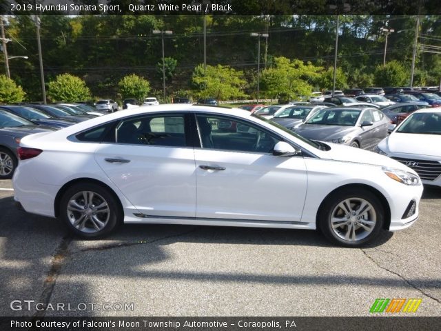 2019 Hyundai Sonata Sport in Quartz White Pearl