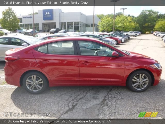 2018 Hyundai Elantra Value Edition in Scarlet Red