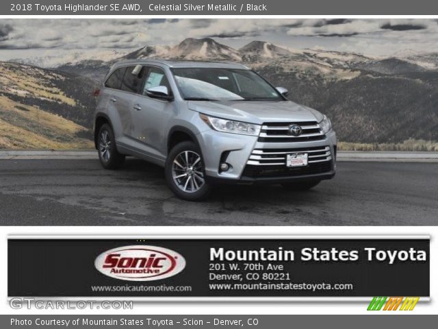 2018 Toyota Highlander SE AWD in Celestial Silver Metallic
