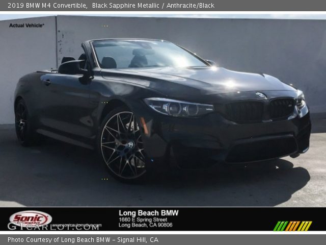 2019 BMW M4 Convertible in Black Sapphire Metallic