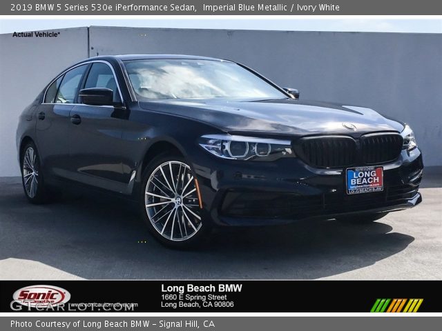 2019 BMW 5 Series 530e iPerformance Sedan in Imperial Blue Metallic