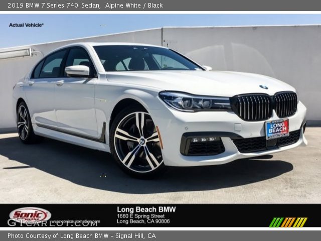 2019 BMW 7 Series 740i Sedan in Alpine White