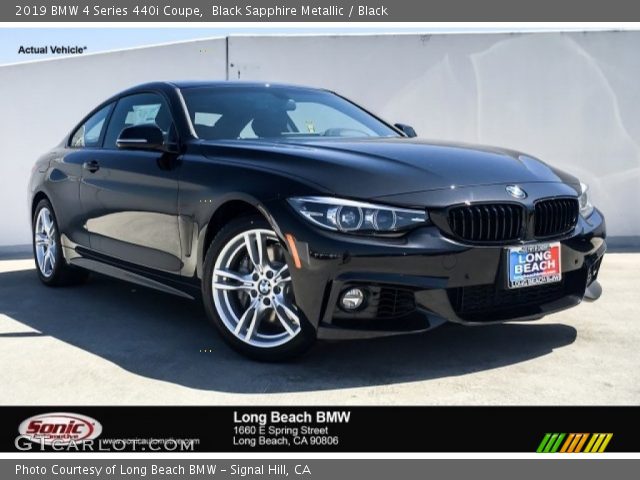 2019 BMW 4 Series 440i Coupe in Black Sapphire Metallic