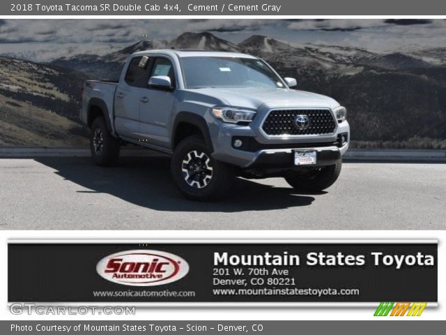 2018 Toyota Tacoma SR Double Cab 4x4 in Cement