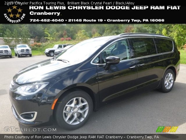 2019 Chrysler Pacifica Touring Plus in Brilliant Black Crystal Pearl