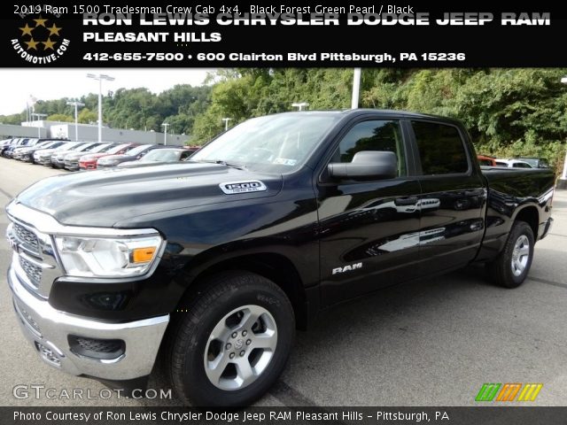 2019 Ram 1500 Tradesman Crew Cab 4x4 in Black Forest Green Pearl