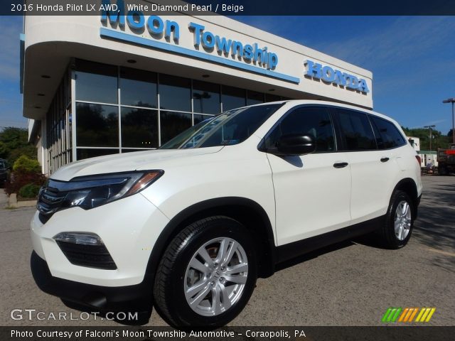 2016 Honda Pilot LX AWD in White Diamond Pearl