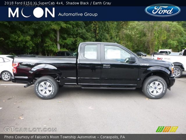 2018 Ford F150 XL SuperCab 4x4 in Shadow Black