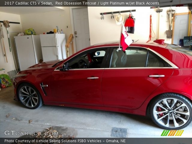 2017 Cadillac CTS V Sedan in Red Obsession Tintcoat