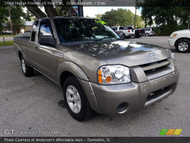 2004 Nissan Frontier XE King Cab in Granite Metallic